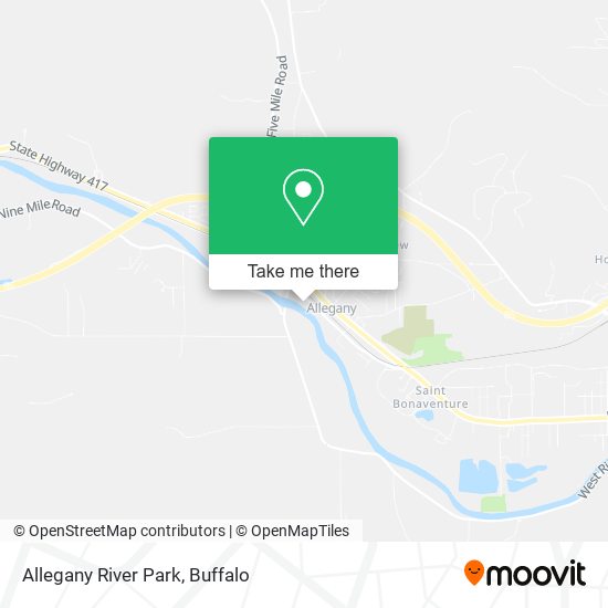Allegany River Park map