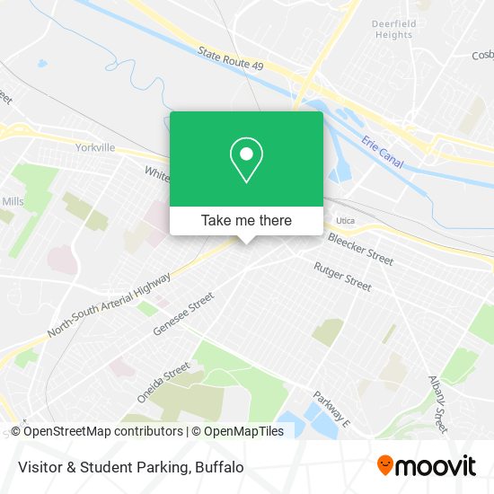 Visitor & Student Parking map