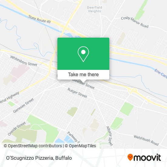 Mapa de O’Scugnizzo Pizzeria