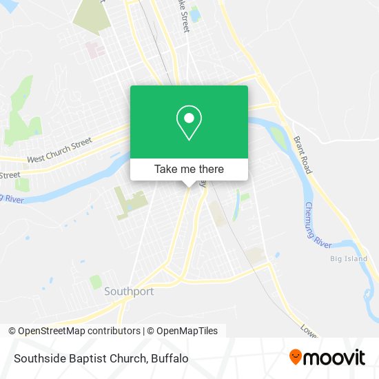 Southside Baptist Church map