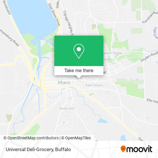 Universal Deli-Grocery map