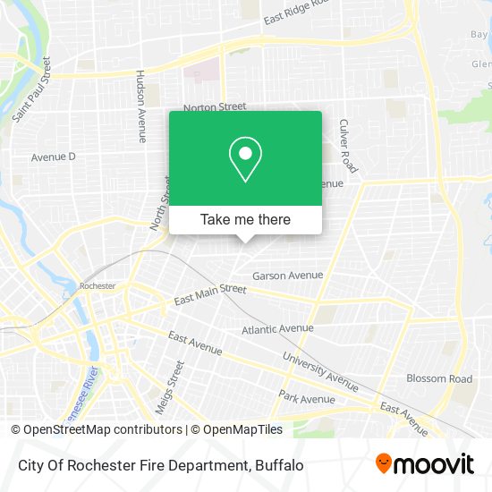 Mapa de City Of Rochester Fire Department