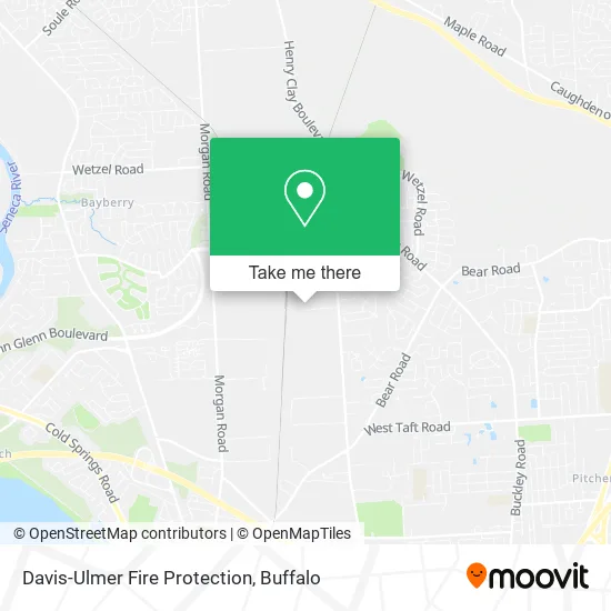 Davis-Ulmer Fire Protection map