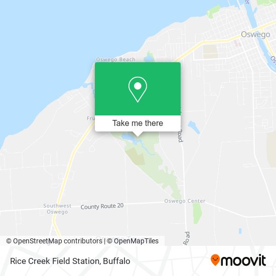 Rice Creek Field Station map