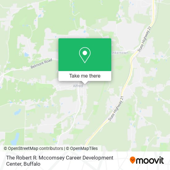 Mapa de The Robert R. Mccomsey Career Development Center