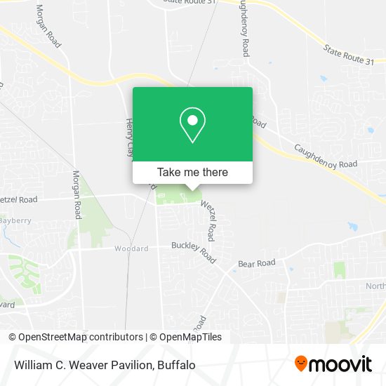 William C. Weaver Pavilion map