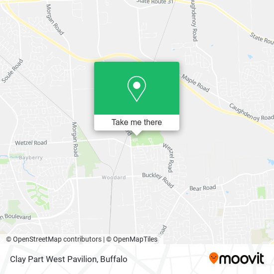 Mapa de Clay Part West Pavilion