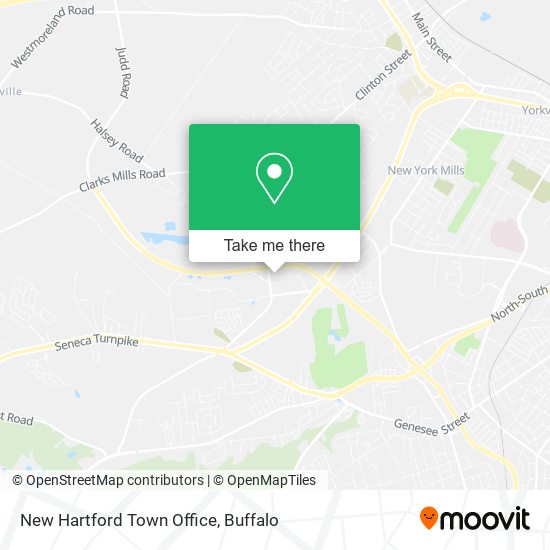 New Hartford Town Office map