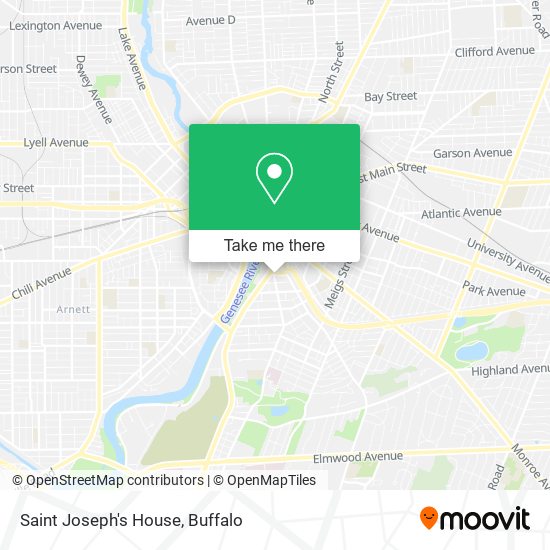 Saint Joseph's House map