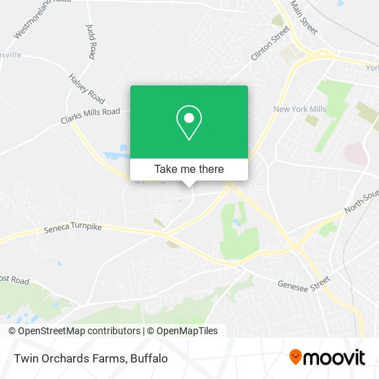Twin Orchards Farms map
