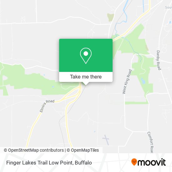 Finger Lakes Trail Low Point map