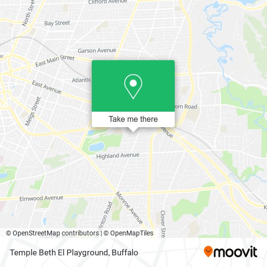 Temple Beth El Playground map