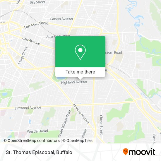 Mapa de St. Thomas Episcopal