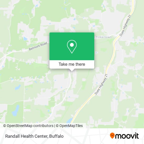 Randall Health Center map