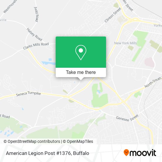 American Legion Post #1376 map