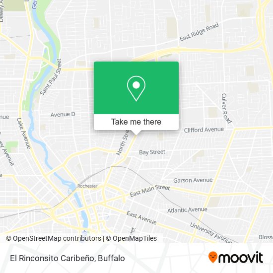 El Rinconsito Caribeño map