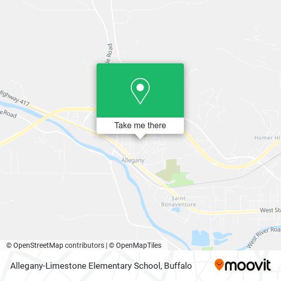 Mapa de Allegany-Limestone Elementary School