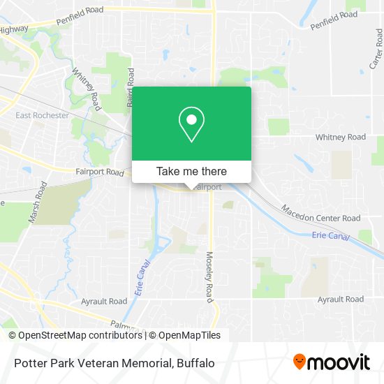 Potter Park Veteran Memorial map