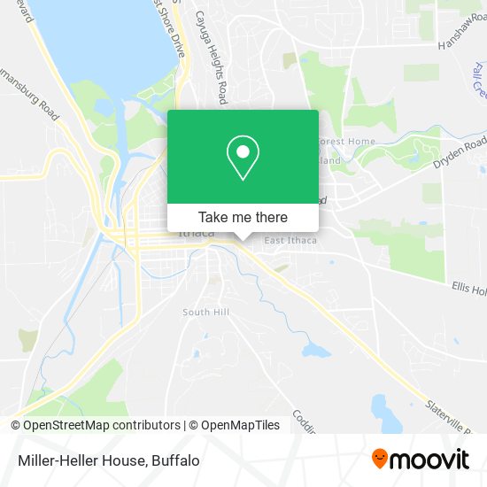 Miller-Heller House map