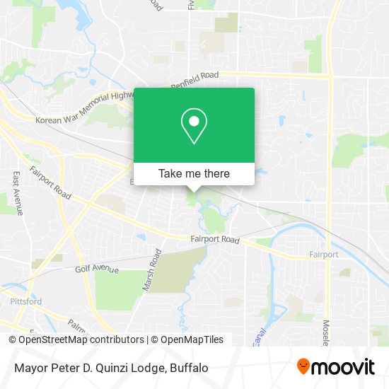 Mapa de Mayor Peter D. Quinzi Lodge