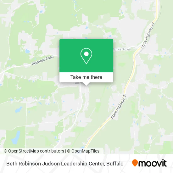Mapa de Beth Robinson Judson Leadership Center