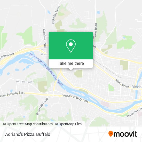 Mapa de Adriano's Pizza