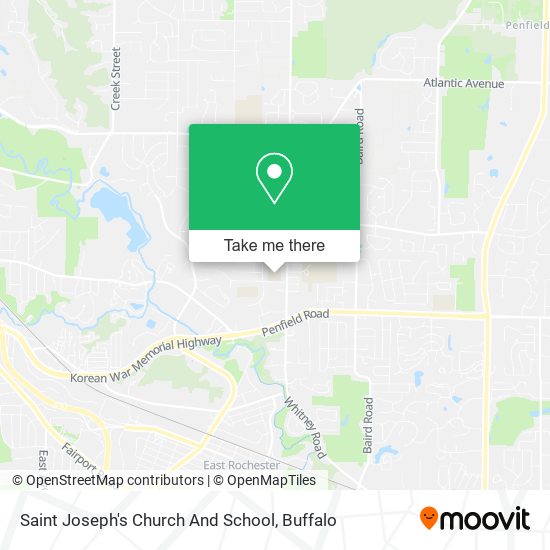 Saint Joseph's Church And School map