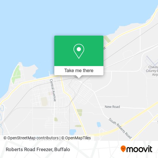 Roberts Road Freezer map