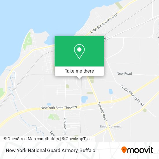 New York National Guard Armory map