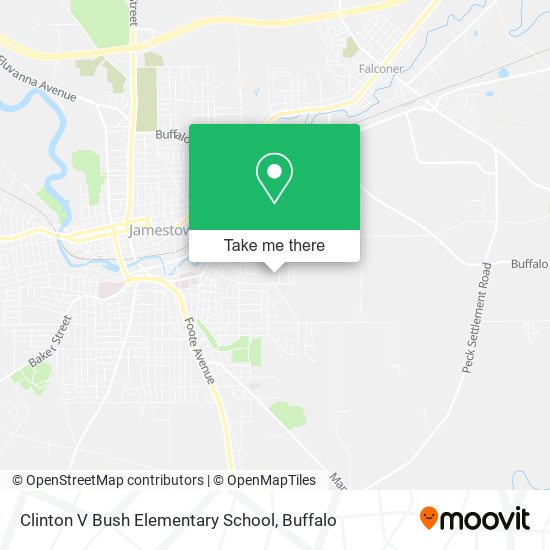 Mapa de Clinton V Bush Elementary School