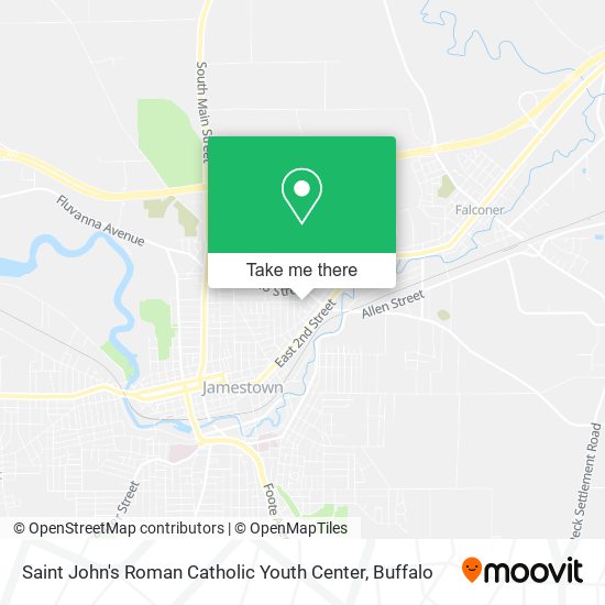 Saint John's Roman Catholic Youth Center map