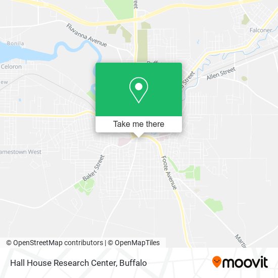 Hall House Research Center map