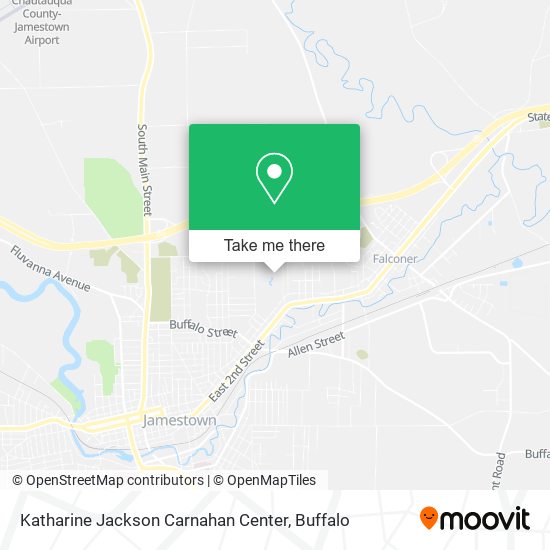 Katharine Jackson Carnahan Center map