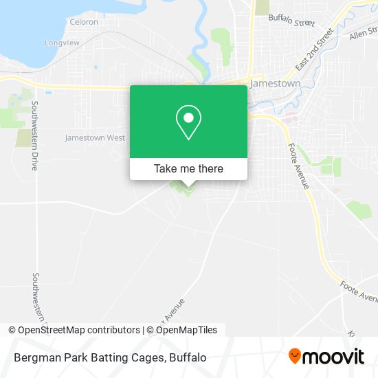 Bergman Park Batting Cages map