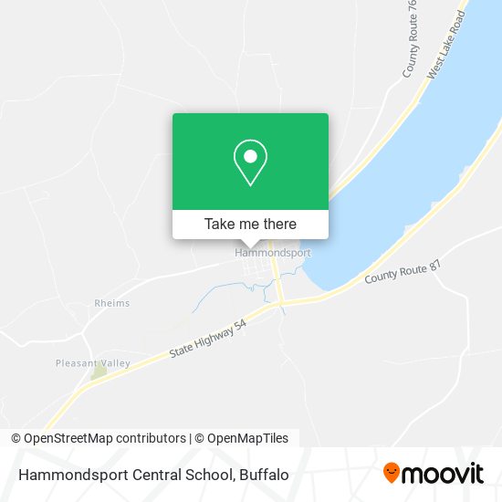 Mapa de Hammondsport Central School