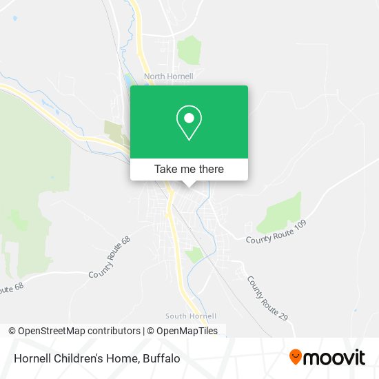 Hornell Children's Home map