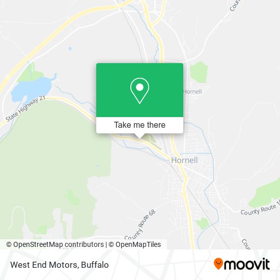 Mapa de West End Motors