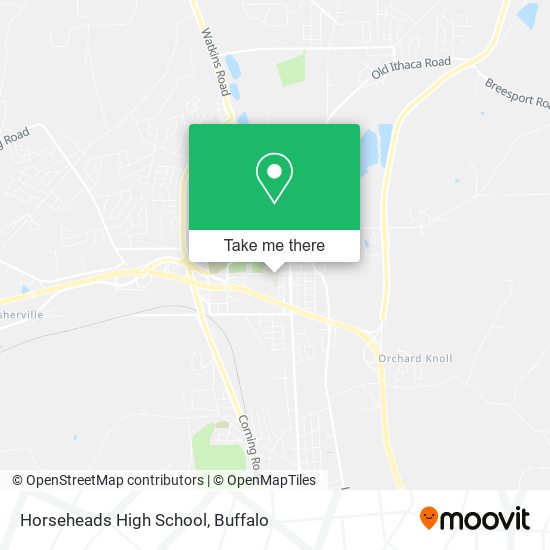Horseheads High School map