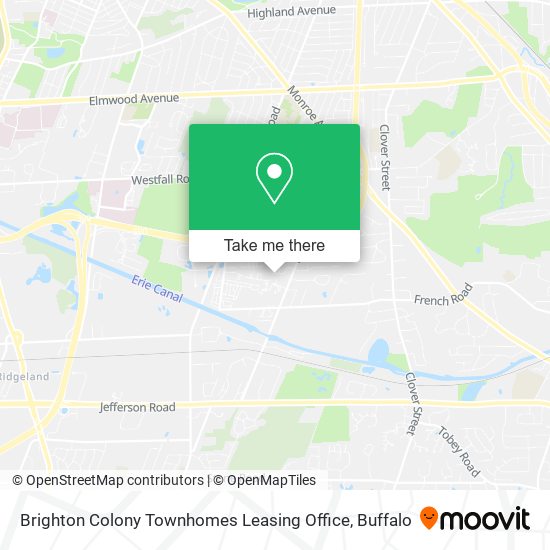 Brighton Colony Townhomes Leasing Office map