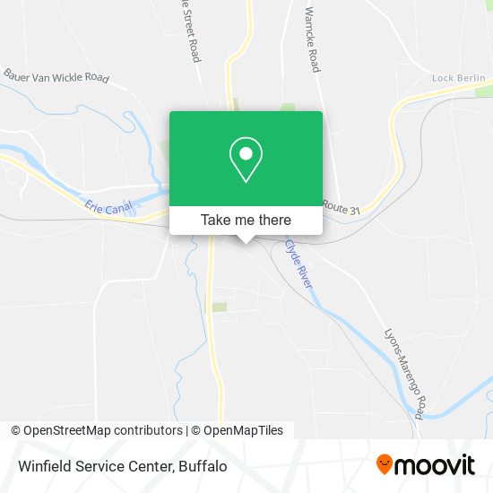 Winfield Service Center map
