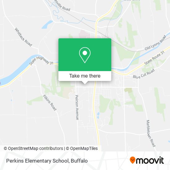 Perkins Elementary School map