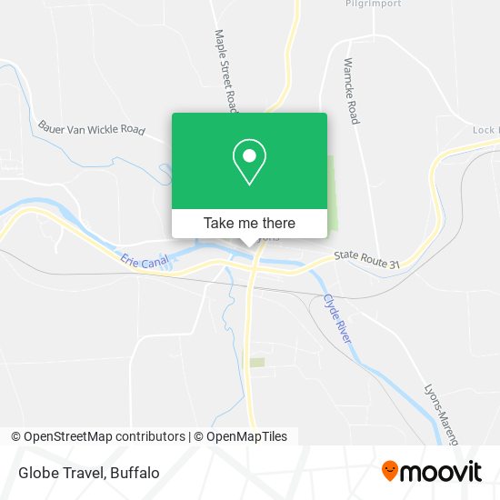 Mapa de Globe Travel