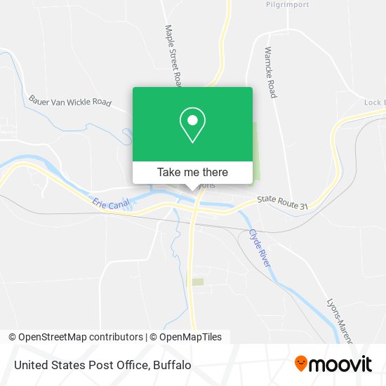 United States Post Office map