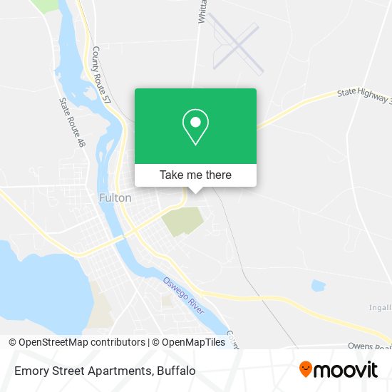 Mapa de Emory Street Apartments