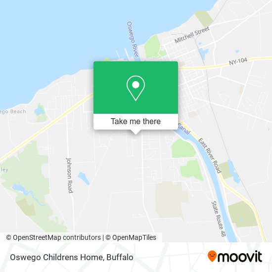 Oswego Childrens Home map