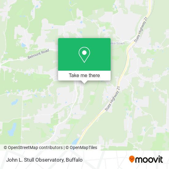 John L. Stull Observatory map
