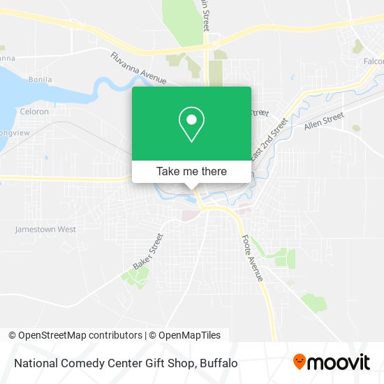 National Comedy Center Gift Shop map