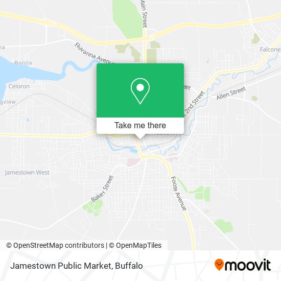 Jamestown Public Market map