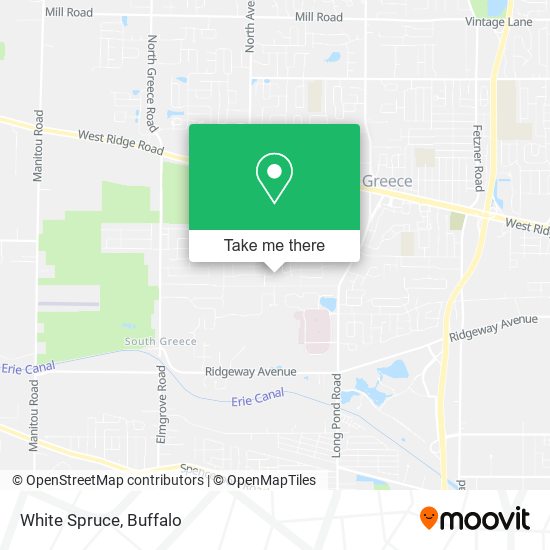 Mapa de White Spruce