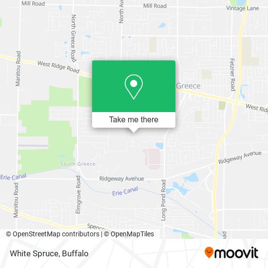 Mapa de White Spruce